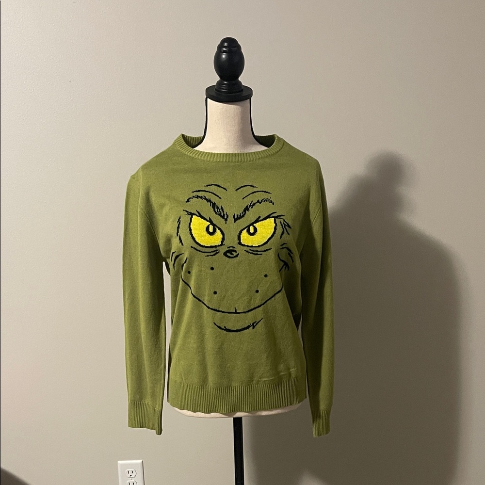 Green Grinch Women's Sweater